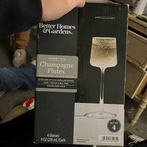 Better Homes And Gardens Elegant Champagne Flutes Set